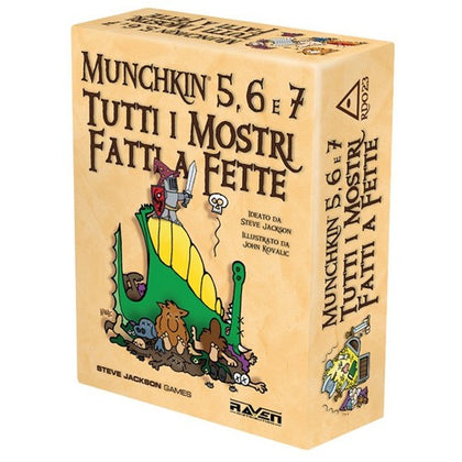 Giochi di Carte - Munchkin 5,6 e 7 Tutti i Mostri Fatti a Fette