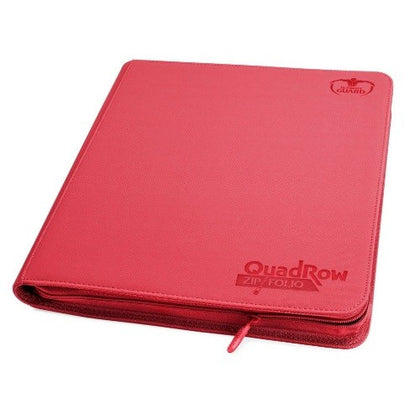 Ultimate Guard - 12-Pocket QuadRow ZipFolio XenoSkin Red