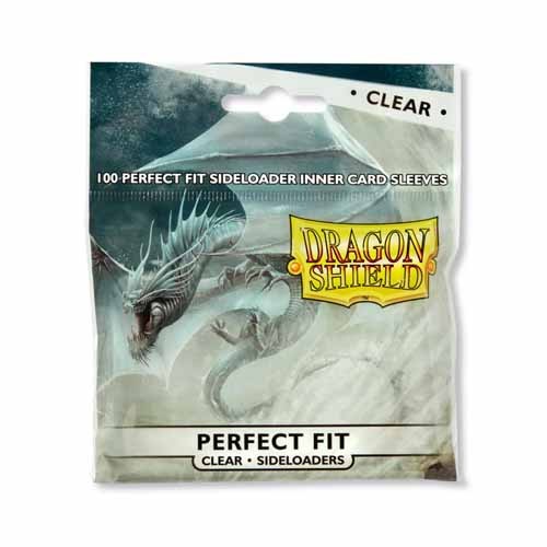 Dragon Shield - Deck Protector Perfect Fit Sideloader Clear 100 pcs
