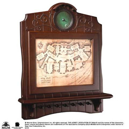 Lo Hobbit - Portachiavi murale - Mappa di Casa Baggins