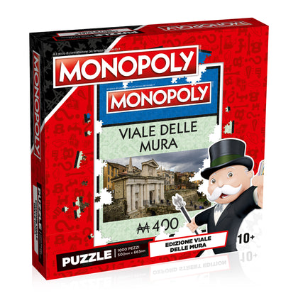 Winning Moves -  Monopoly - Viale delle Mura, Bergamo Puzzle (1000 pz)