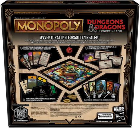 Hasbro - Monopoly - Dungeons & Dragons L'Onore dei Ladri - Gioco da Ta –  Legacy Distribution