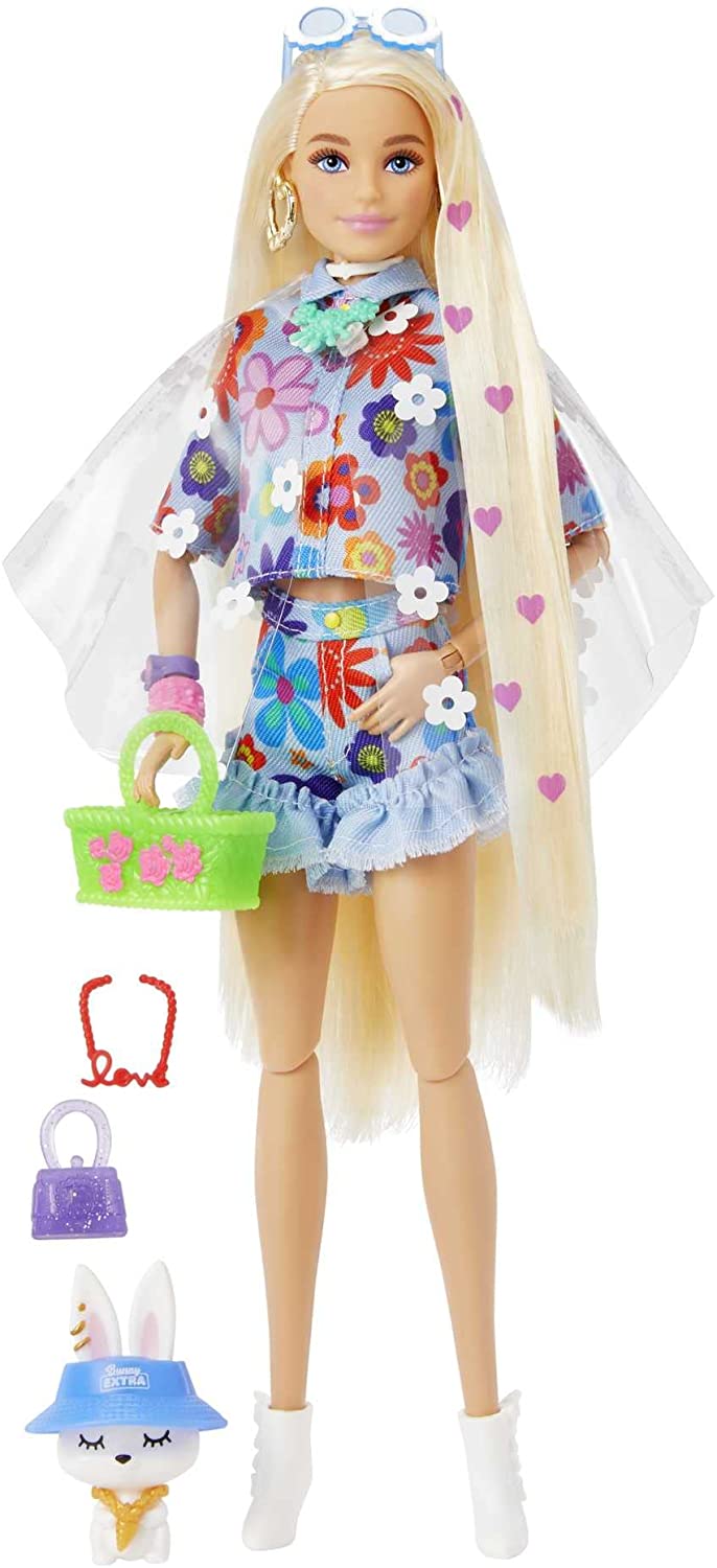 Barbie Extra Con Coniglietto e Vestiti alla moda