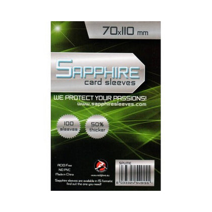 Sapphire - Lime - 70x110mm - 100 pcs