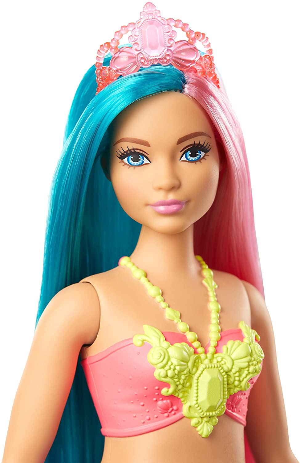 Barbie Dreamtopia Sirena con Capelli Turchesi e Rosa