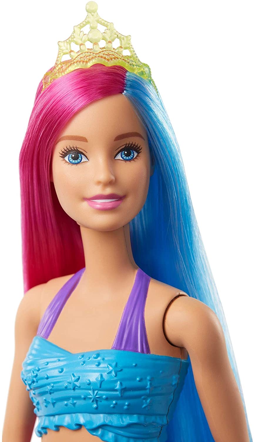 Barbie Dreamtopia Bambola Sirena con Capelli Rosa e Blu