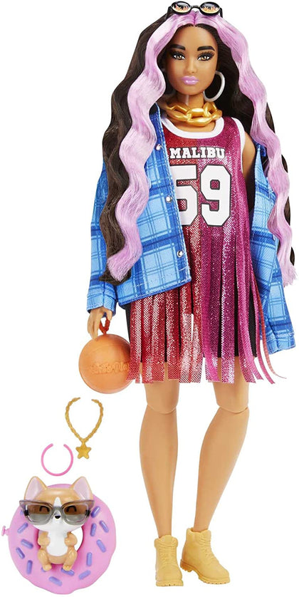 Barbie Extra With Basketball Dress and Bike Shorts