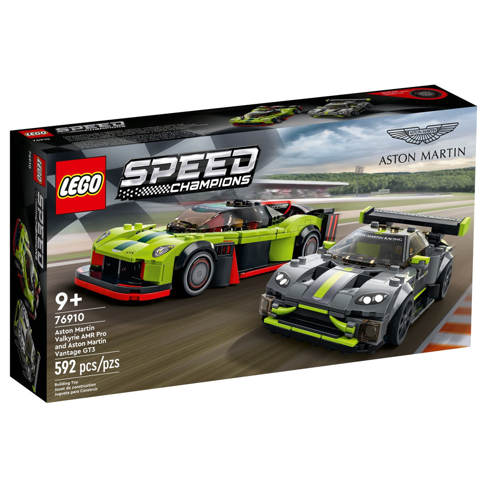 LEGO - 76910 Aston Martin Valkyrie AMR Pro e Aston Martin Vantage GT3
