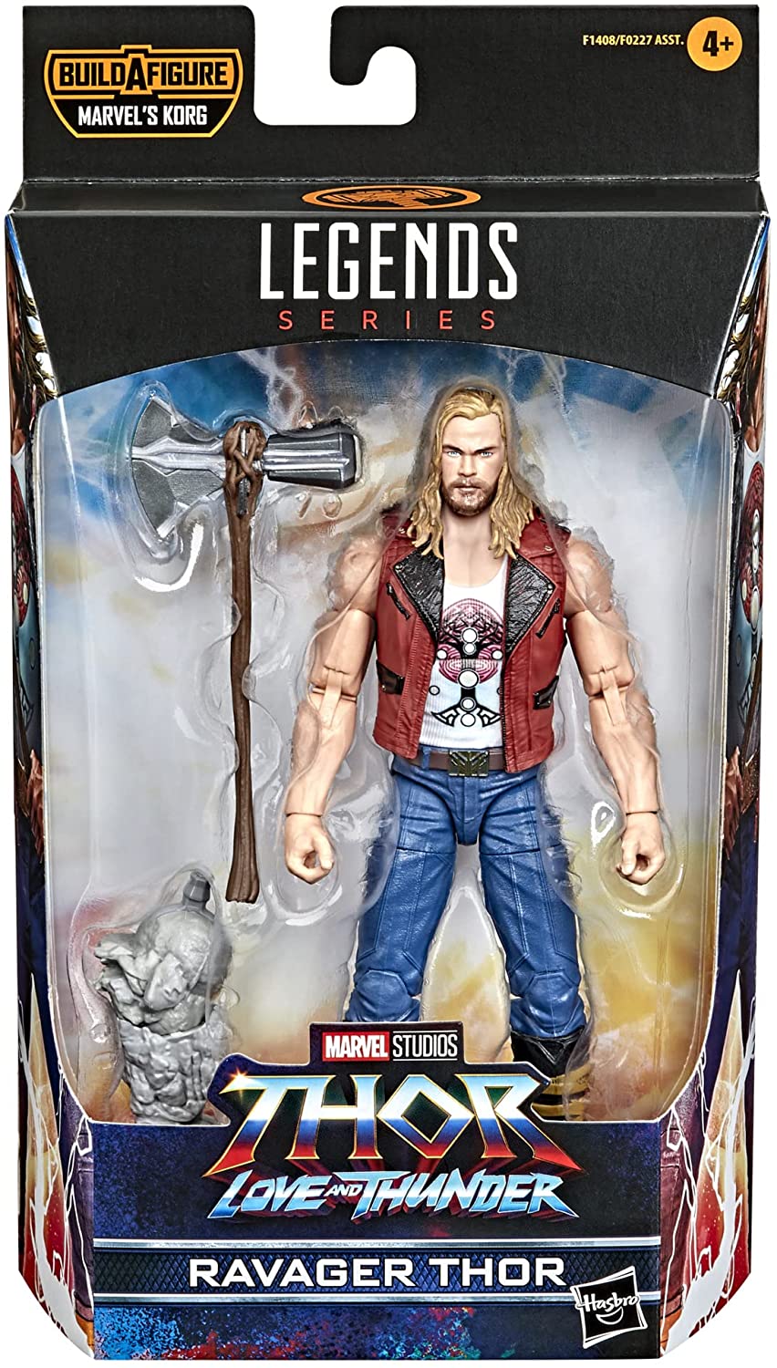 Hasbro - Marvel Legends - Thor Love And Thunder Statuetta da Collezione Ravager Thor da 15 cm