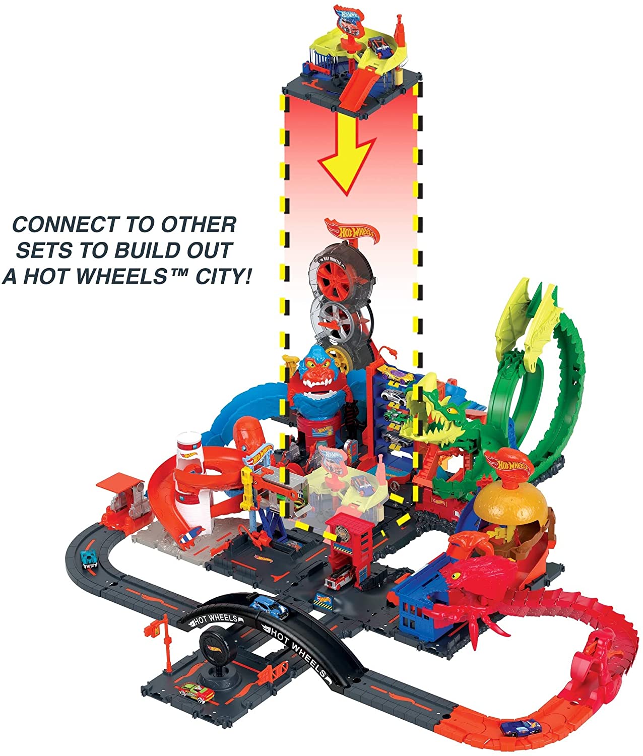 Mattel - Hot Wheels City - Downtown Express Car Wash