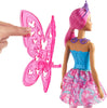 Barbie Dreamtopia  Fatina con Capelli e Ali Rosa