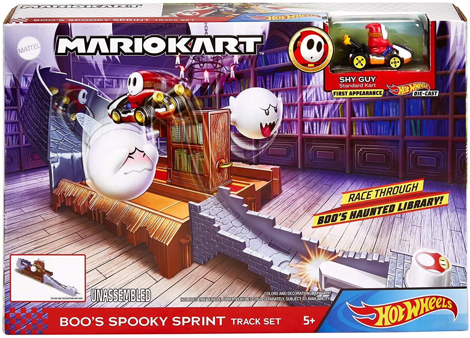 Mattel - Hot Wheels - Mario Kart - Boo's Spooky Sprint