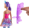 Barbie Dreamtopia  Fatina con Capelli e Ali Viola