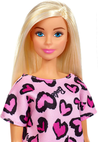 Blonde Barbie with Pink Dress