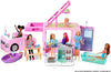 Barbie Camper dei Sogni 3 in 1, Playset con 3 Veicoli e 50 Accessori