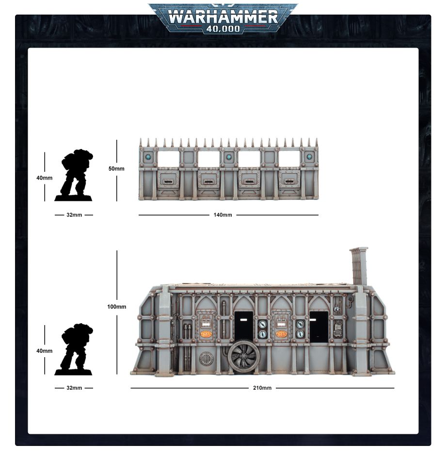 Warhammer 40000 - Battlezone: Fronteris – STC Hab-Bunker and Stockades