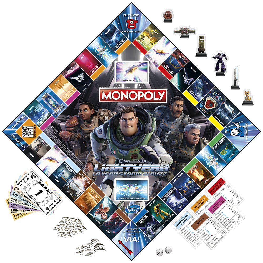 Hasbro Monopoly Light Year The True Story of Buzz – Legacy
