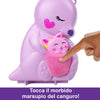 Mattel - Polly Pocket - Borsetta Canguro di Mama e Joey