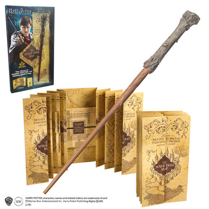 Noble Collection - Harry Potter - Wand and Marauders Map - Blister