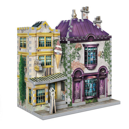 Madam Malkin's Boutique and Florean Fortescue Ice Cream Parlor - Wrebbit 3D puzzle - Harry Potter