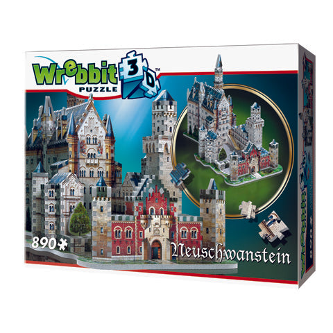 Neuschwanstein Castle - puzzle 3D Wrebbit