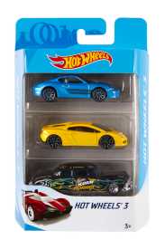 Mattel - Hot Wheels Confezione Da Tre Veicoli Casuali