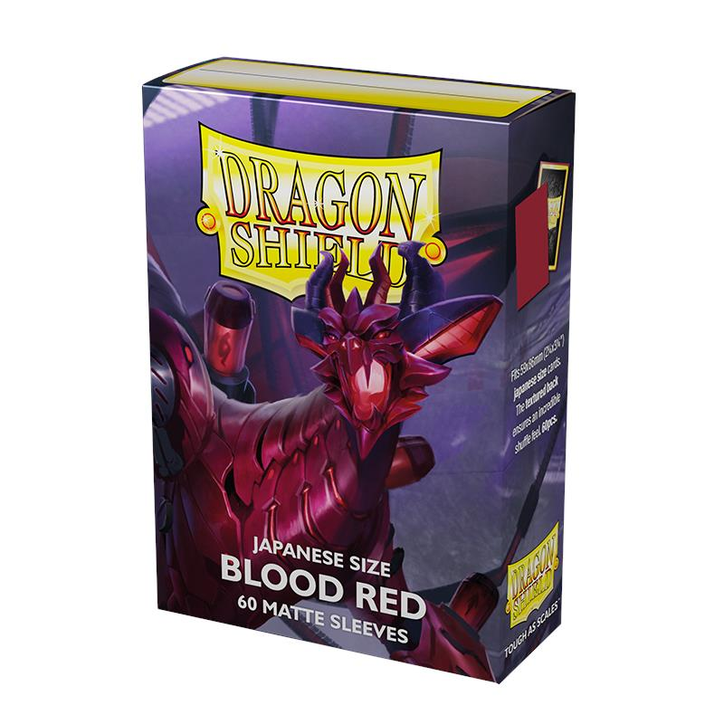Dragon Shield - Japanese - Matte - Blood Red 60 pcs