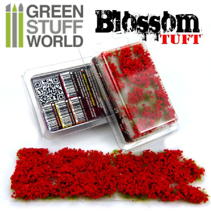 Green Stuff World - Scenary - Blossom Tufts - Red Flowers - 6mm