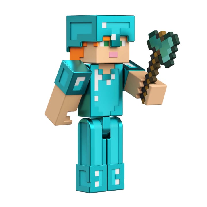 Mattel Minecraft - Pecora Livello Diamante, action figure da collezione alta 14 Mattel Minecraft - Pecora Livello Diamante, action figure da collezione alta 14