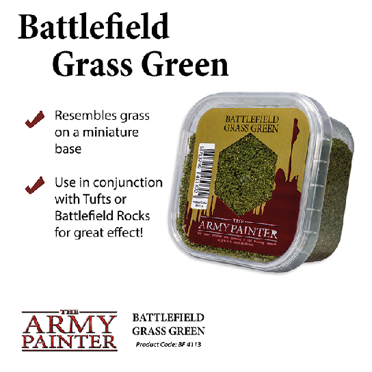 The Army Painter - Scenary - Battlefield Grass Green