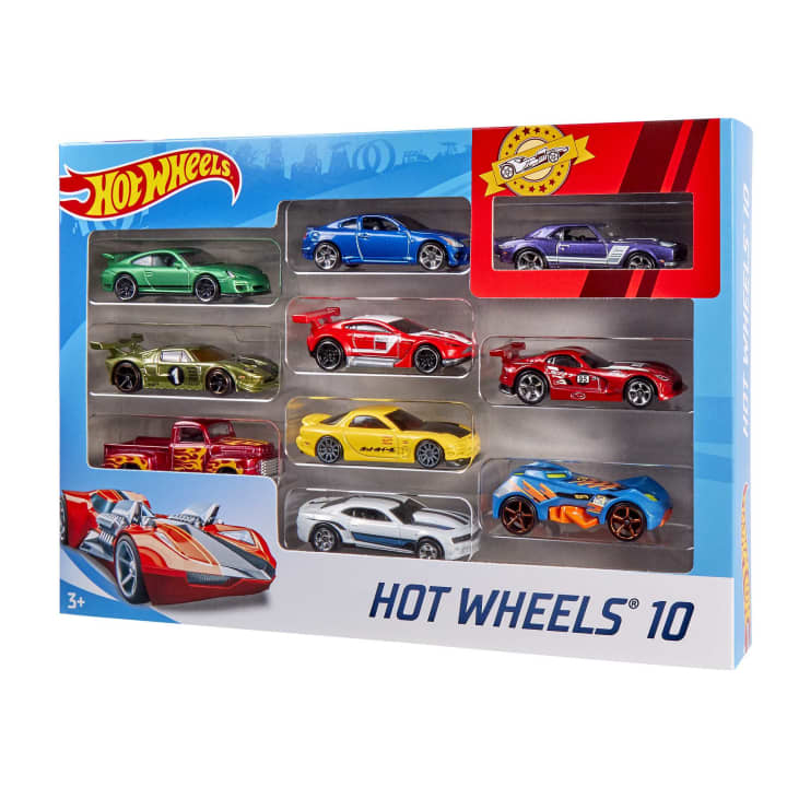 Mattel Hot Wheels Confezione 10 Macchinine