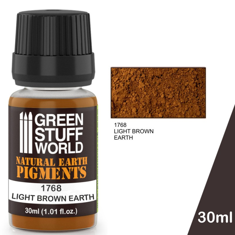 Green Stuff World - Paints - Pigments - Pigment Light Brown Earth