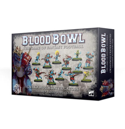 Blood Bowl - Team Lizardmen: Gwaka'moli Crater Gators