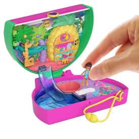 Polly Pocket, Playset Tascabile Avventure in Crociera con Polly, con Micro Bambole e Accessori, Giocattolo per Bambini 4+ Anni,GKJ49 Polly Pocket, Playset Tascabile Avventure in Crociera con Polly, con Micro Bambole e Accessori, Giocattolo per Bambini 4+ Anni,GKJ49