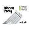 Green Stuff World - Tools - 6x Mini Ribbon Sculpting Tool Set