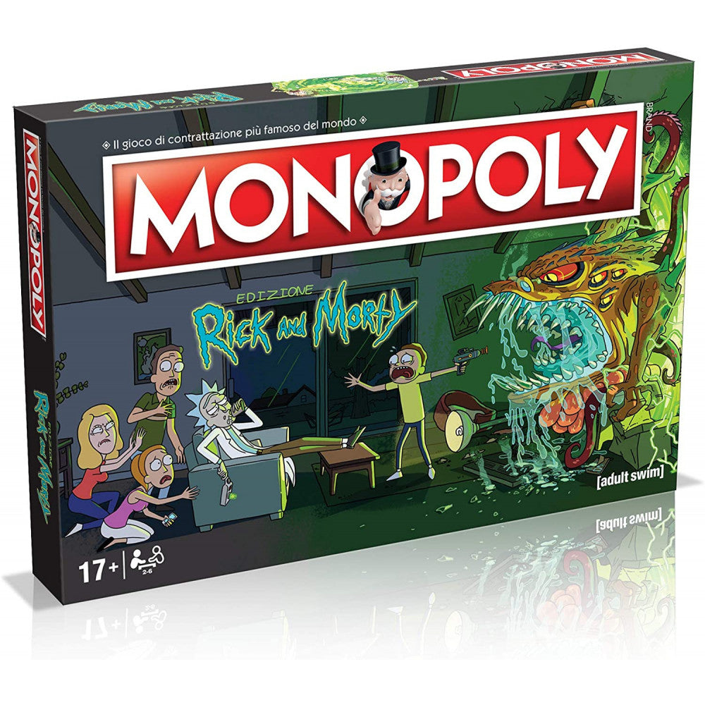 Winning Moves - Monopoly - Rick And Morty Edizione Italiana