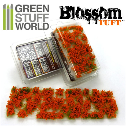 Green Stuff World - Scenary - Blossom Tufts - Orange Flowers - 6mm