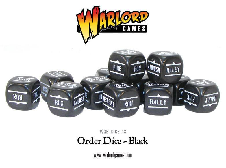 Bolt Action - Order Dice pack - Black