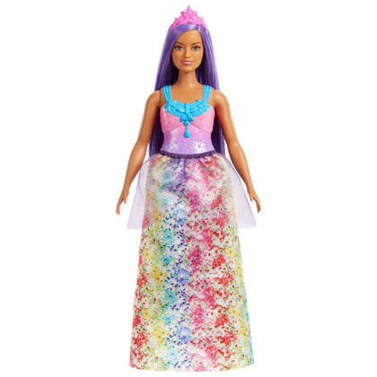 Barbie Dreamtopia Principessa Bambola (curvy, capelli viola)