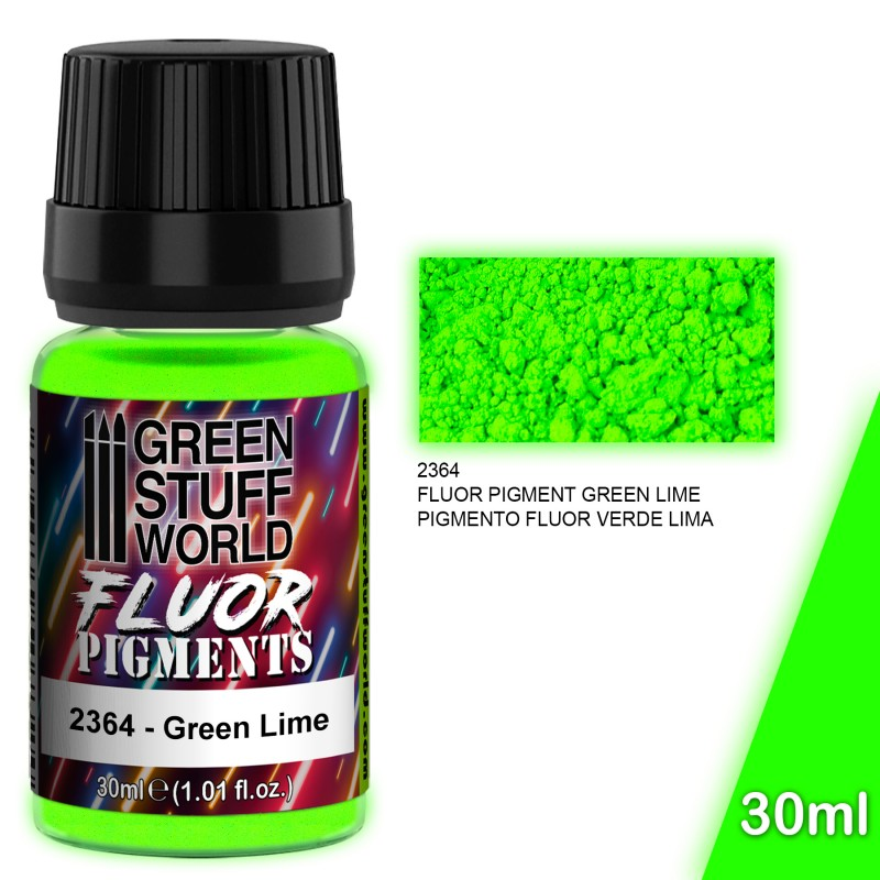 Green Stuff World - Paints - Pigment - Fluor Green Lime