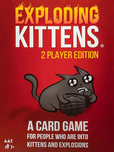 Asmodee - Exploding Kittens - Edizione per 2 giocatori - Gioco da Tavo –  Legacy Distribution