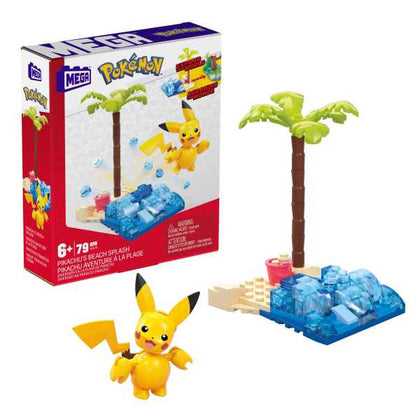 Mattel - Mega Construx - Pokémon™  - Pikachu Divertimento in Spiaggia