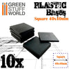 Plastic Square Bases 40x40 mm