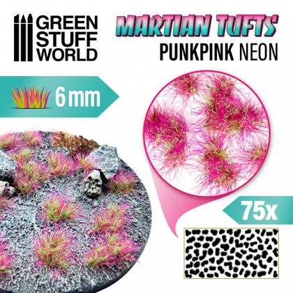 Green Stuff World - Senary - Martian Fluor Tufts - Punkpink Neon