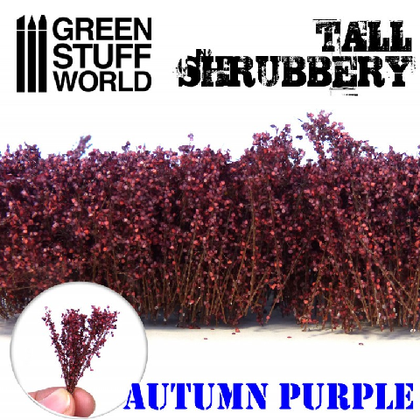Green Stuff World - Scenary - Tall Shrubbery - Autumn Purple