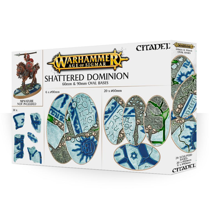 Shattered Dominion Oval Bases in 60mm and 90mm