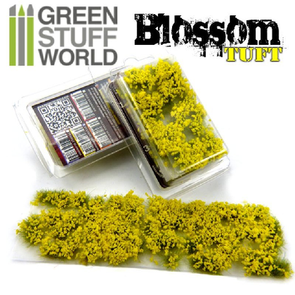 Green Stuff World - Scenary - Blossom Tufts - Yellow Flowers - 6mm