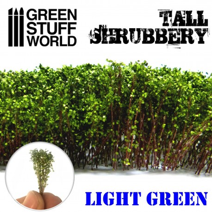 Green Stuff World - Scenary - Tall Shrubbery - Light Green