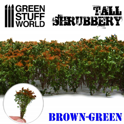 Green Stuff World - Scenary - Tall Shrubbery - Brown Green