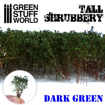 Green Stuff World - Scenary - Tall Shrubbery - Dark Green